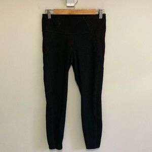 New Balance Black Athletic Leggings, Women’s Size Medium, Running pants